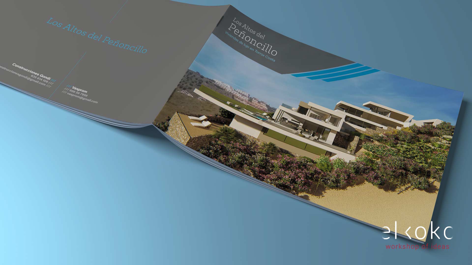 Diseño de Catálogo para Promotora Inmobiliaria en la Costa del Sol.