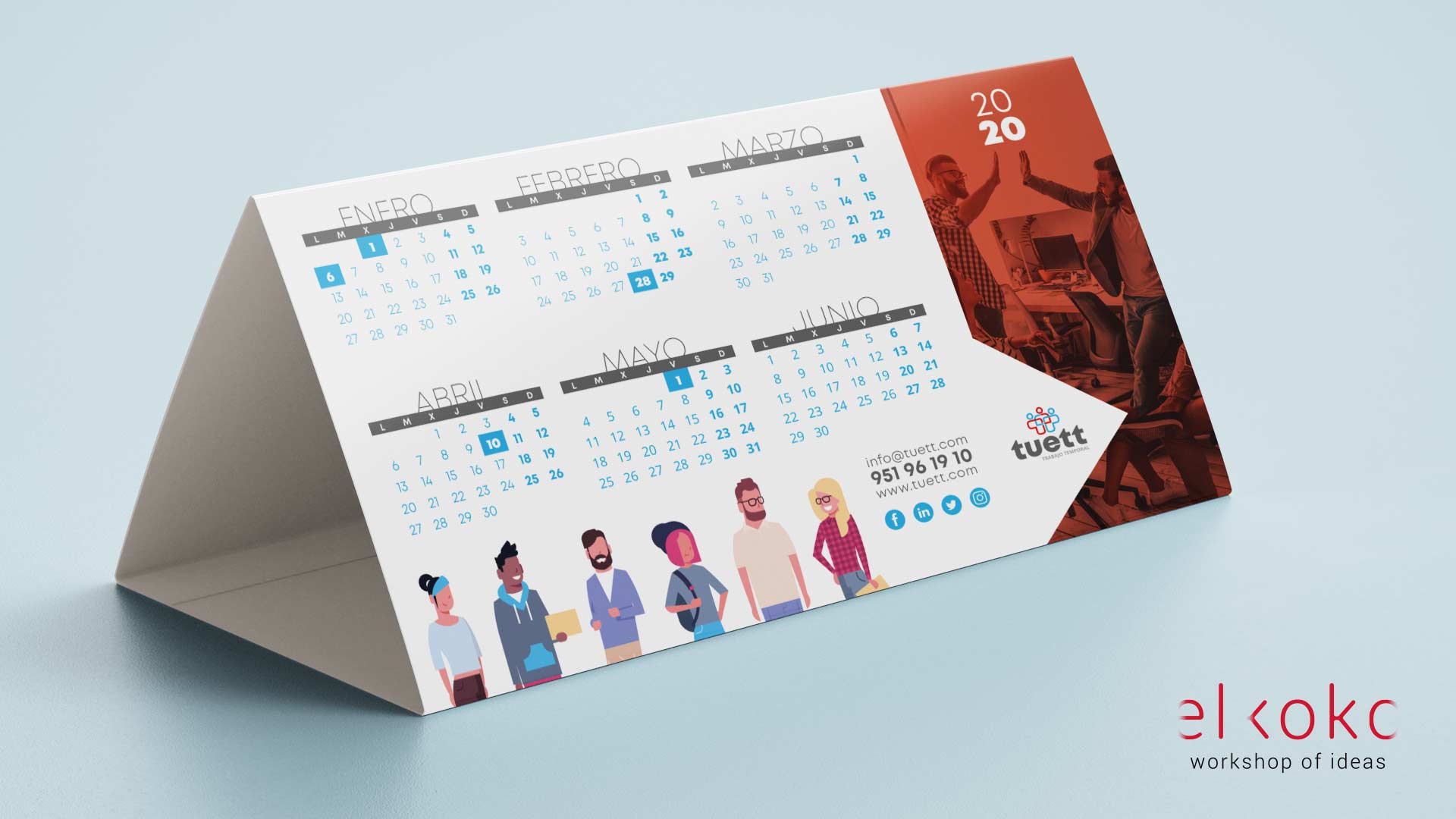 Diseño de Calendario Corporativo