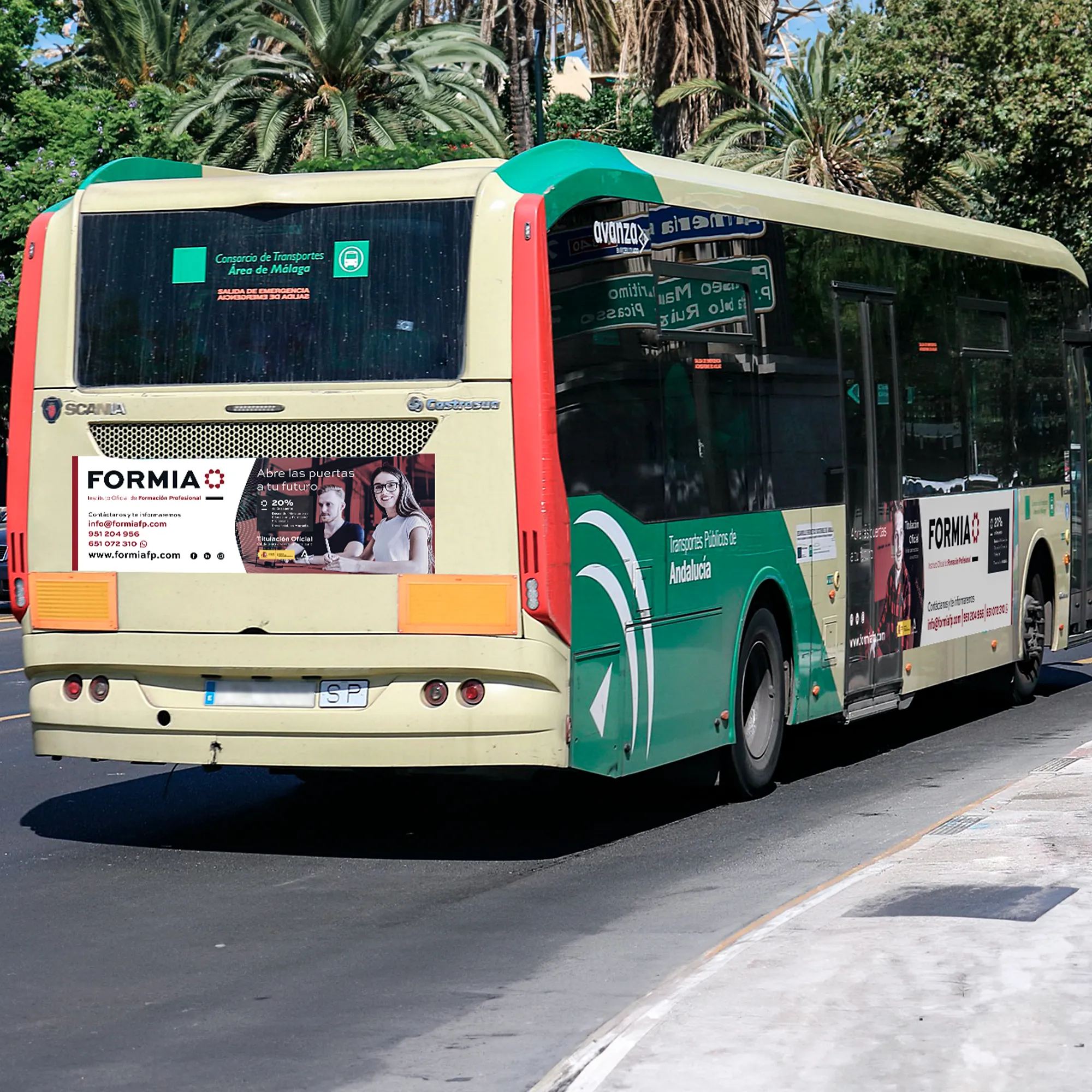 Diseño de Mupis y Autobuses