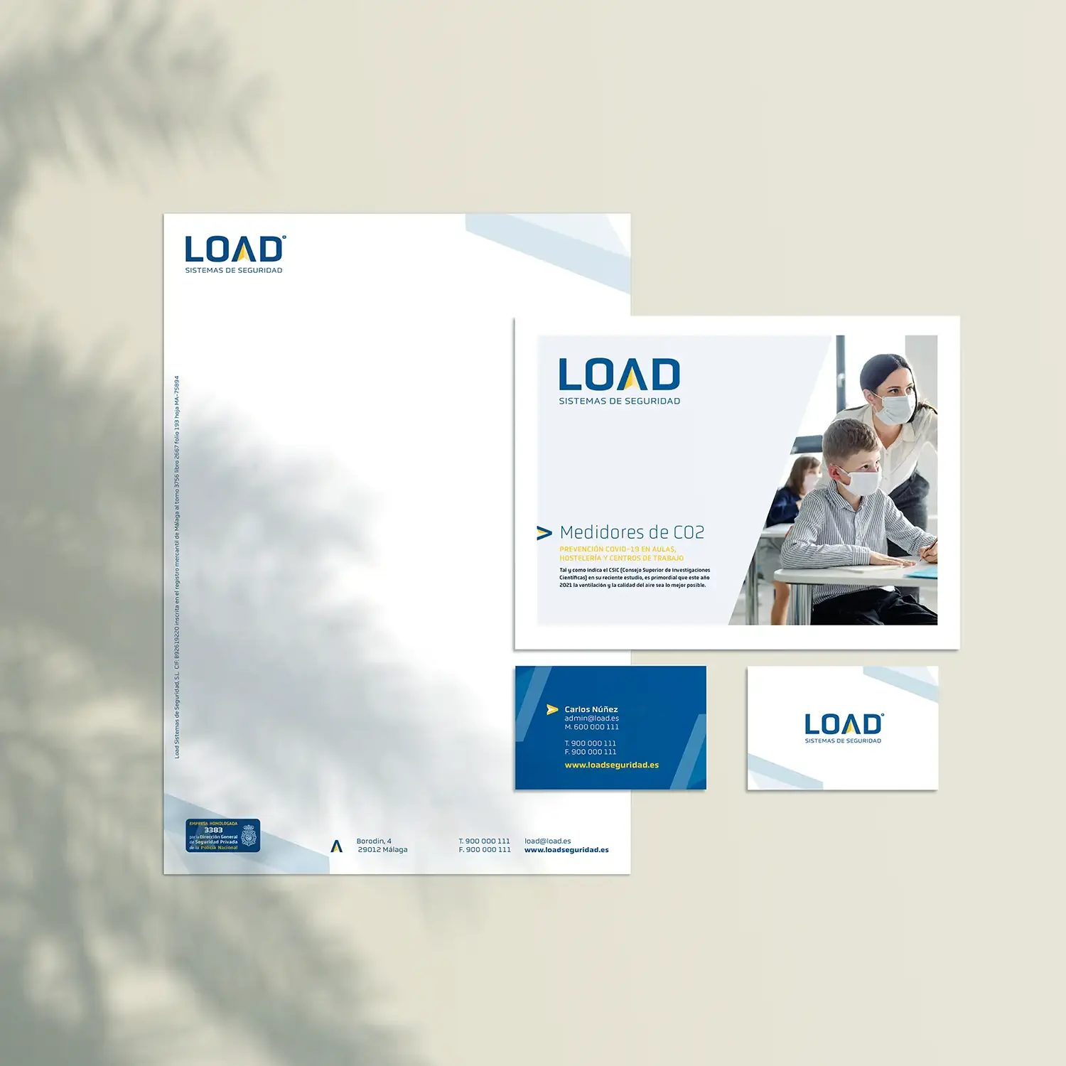 Load sistemas de seguridad Restyling logotipo Elkoko Málaga