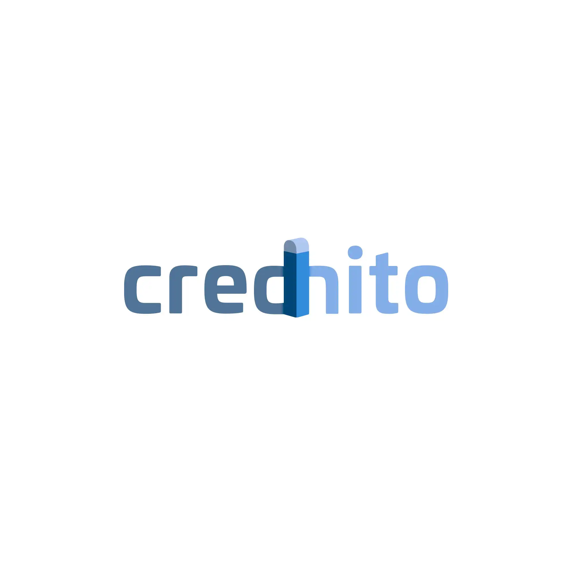 Logotipo de Credhito sobre fondo blanco